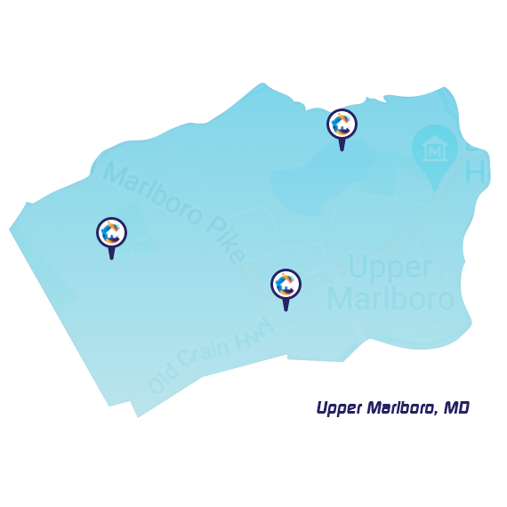 Cleaning House Company -Upper Marlboro, MD Map